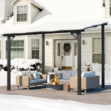 Load image into Gallery viewer, Gazebo Pergola with Roof (80 Sq.Ft Shaded) on Clearance, Hard Top Heavy Duty Awnings for Decks, Backyard and More
