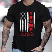 Load image into Gallery viewer, TRUMP 2024 Pattern Printed Men&#39;s Creative Top Casual Short Sleeve Round Neck T-shirt
