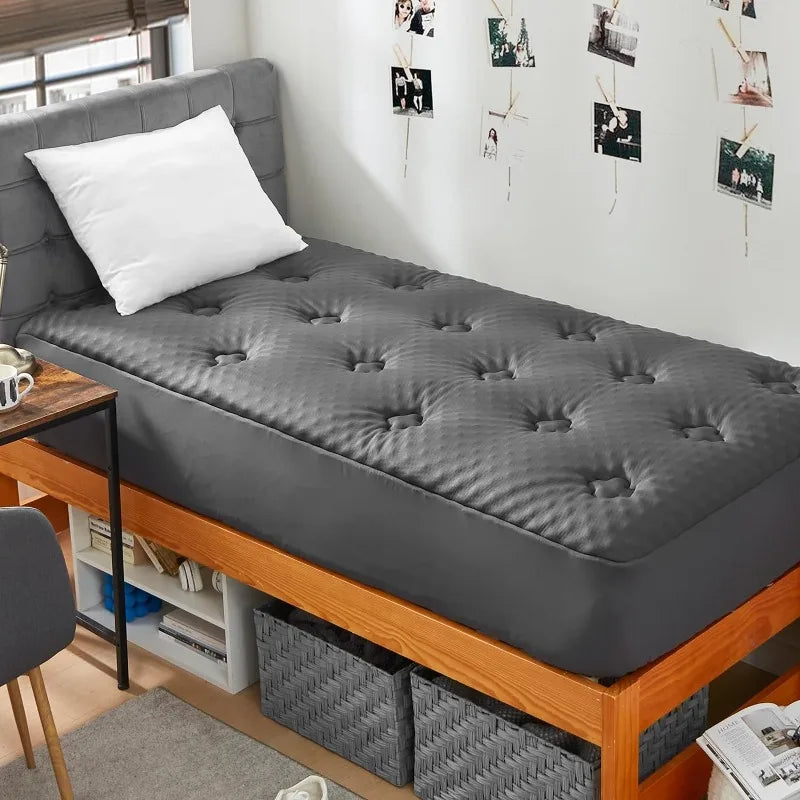 Memory Foam Mattress Topper for College Dorm Room Essentials