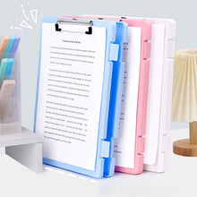 Load image into Gallery viewer, Multifunctional File Folder Writing Pad Board Exam Paper Storage Box Student Special Board Clip Writing Storage Folder
