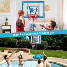 Load image into Gallery viewer, Pool Basketball Hoop 3.8-4.4 FT Adjustable Poolside BasketballGoal System
