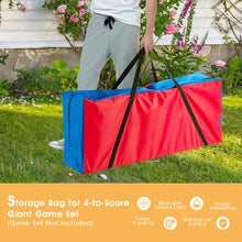 Load image into Gallery viewer, Costway Giant 4-In-A-Row 4-to-Score Game W/Bag Indoor Outdoor Party Family Connect Game
