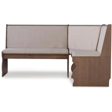 Load image into Gallery viewer, Corner Nook Dining Set with Upholstered Seats, Some Assembly Required, Seats Up To 5 People
