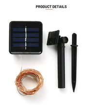 Load image into Gallery viewer, Outdoor Solar String Light Waterproof Garden Fairy Lights with 8 Lighting Modes
