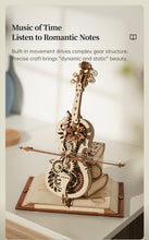 Load image into Gallery viewer, Robotime ROKR 3D Wooden Puzzle Magic Cello Mechanical Music Box
