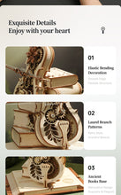 Load image into Gallery viewer, Robotime ROKR 3D Wooden Puzzle Magic Cello Mechanical Music Box
