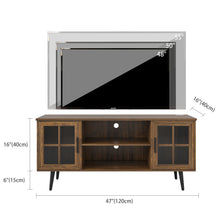 Load image into Gallery viewer, TV Cabinet with USB Charging Wireless Charging 3 Color LED Lights Living Room TV Cabinet
