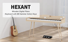 Load image into Gallery viewer, 88- Key Hammer Weighted Digital Keyboard Piano, Full-Size Electric Piano keyboard, with 3-Pedal, Multi-Functional Keyboard
