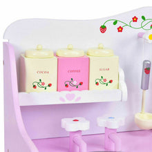 Load image into Gallery viewer, Kids Wooden Play Set Strawberry Pretend Cooking Playset
