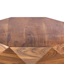 Load image into Gallery viewer, Diamond Shape Acacia Wood Coffee Table
