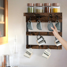 Load image into Gallery viewer, Wall Mounted Coffee Mug Holder
