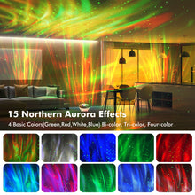 Load image into Gallery viewer, Smart Night Light Aurora Galaxy Projector LED Rotate Bluetooth Speaker
