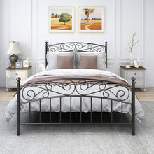 Load image into Gallery viewer, Metal Bed Frame Platform Mattress Foundation with Headboard and Footrest
