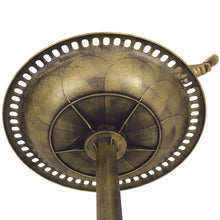 Load image into Gallery viewer, Costway Antique Gold Freestanding Pedestal Bird Bath
