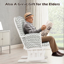 Load image into Gallery viewer, Costway Glider and Ottoman Cushion Set
