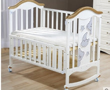 Load image into Gallery viewer, Cradle crib wood Europe type multifunctional
