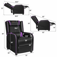 Load image into Gallery viewer, Massage Gaming Recliner Chair
