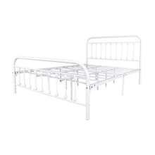 Load image into Gallery viewer, Vintage Queen Metal Bed Frame W/Headboard;Footboard; Wrought Iron/Heavy
