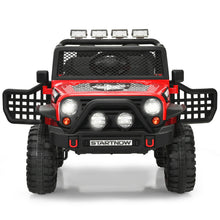 Load image into Gallery viewer, 12V Kids Ride On Truck Remote Control Electric Car w/Lights,Music Red
