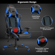 Load image into Gallery viewer, Costway Gaming Racing Style Desk w/ Massage Reclining Swivel Chair
