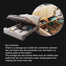 Load image into Gallery viewer, Leather Designer High Quality Double Bed With Storage Space
