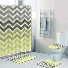 Load image into Gallery viewer, Chevron Pattern Shower Curtain
