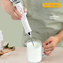 Load image into Gallery viewer, 3 In 1 Portable Rechargeable Electric Milk Frother Foam Maker
