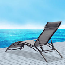 Load image into Gallery viewer, 2 PCS Set Chaise Lounge Outdoor Chair
