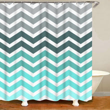 Load image into Gallery viewer, Chevron Pattern Shower Curtain
