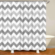 Load image into Gallery viewer, Chevron Pattern Shower Curtain
