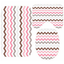 Load image into Gallery viewer, Chevron Pattern Shower Curtain
