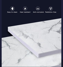 Load image into Gallery viewer, Luxury White Marble Dining Table And Chair Combination
