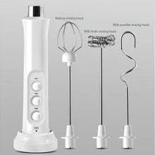 Load image into Gallery viewer, 3 In 1 Portable Rechargeable Electric Milk Frother Foam Maker
