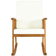 Load image into Gallery viewer, 2PC Outdoor Acacia Wood Rocking Chair
