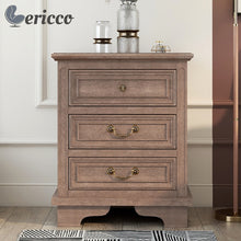 Load image into Gallery viewer, GERICCO Nordic with 3 Drawers USB Charging Nightstand
