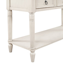 Load image into Gallery viewer, Console Table  with 6 Drawers Storage Cabinet
