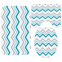 Load image into Gallery viewer, Chevron Pattern Shower Curtain
