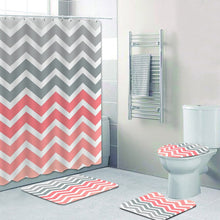 Load image into Gallery viewer, Chevron Pattern Shower Curtain
