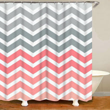 Load image into Gallery viewer, Chevron Pattern Shower Curtain
