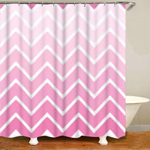 Load image into Gallery viewer, Chevron Pattern Shower Curtain
