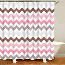 Load image into Gallery viewer, Chevron Pattern Shower Curtain
