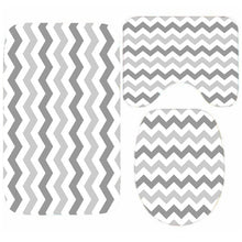 Load image into Gallery viewer, Chevron Pattern Shower Curtain
