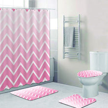 Load image into Gallery viewer, Chevron Pattern Shower Curtain
