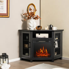 Load image into Gallery viewer, Costway Corner Fireplace TV Stand
