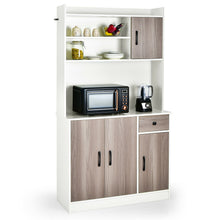 Load image into Gallery viewer, 4-Door Kitchen Buffet Pantry Storage Cabinet
