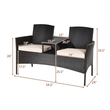 Load image into Gallery viewer, Costway Patio Rattan Chat Set
