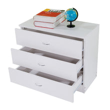 Load image into Gallery viewer, Simple 3-Drawer Dresser Nightstand
