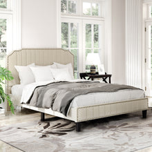 Load image into Gallery viewer, TWIN/FULL /KING/QUEEN Size Upholstered Platform Bed
