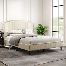 Load image into Gallery viewer, TWIN/FULL /KING/QUEEN Size Upholstered Platform Bed
