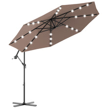 Load image into Gallery viewer, Hanging Solar LED Umbrella W/Base
